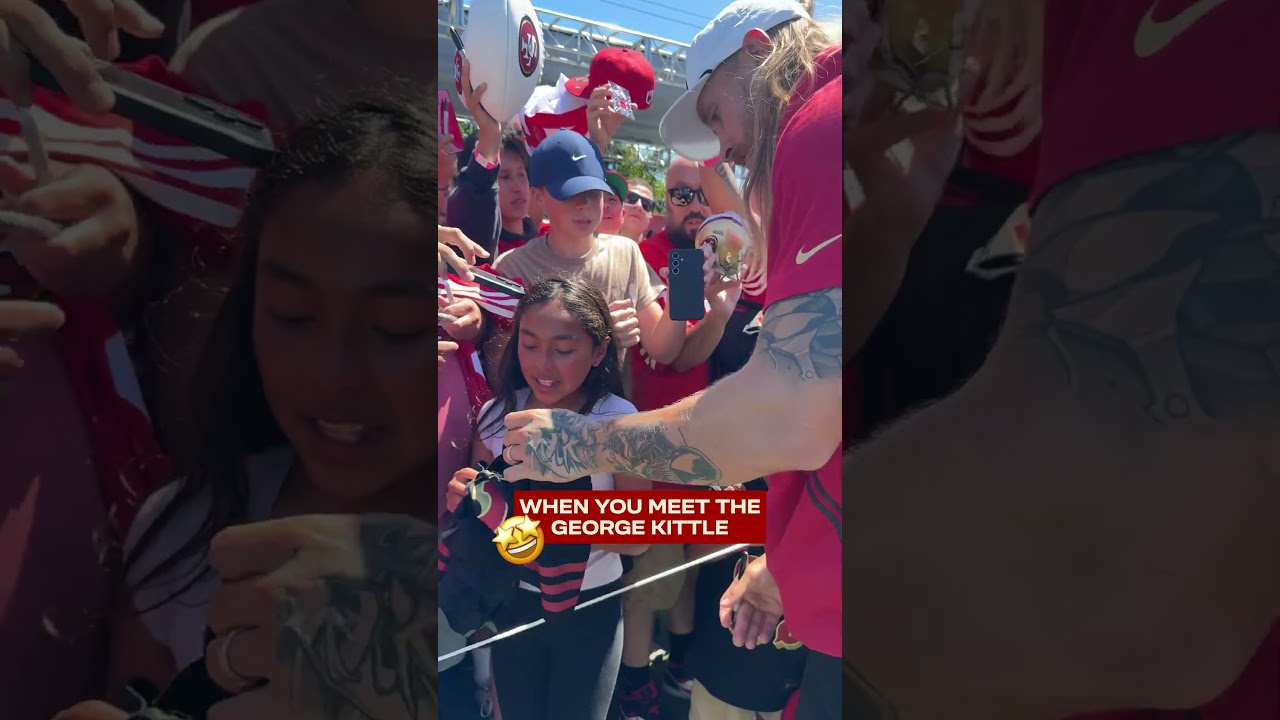 Valid Reaction 🥹 #GeorgeKittle #NFL #49ers